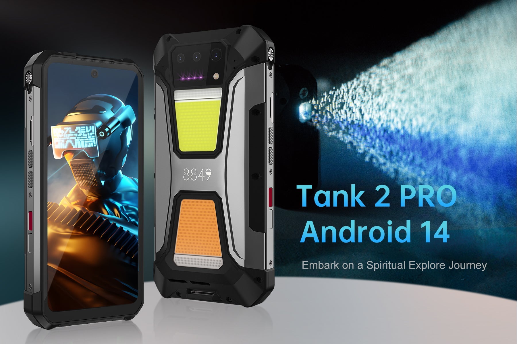 World Premiere: 8849 TANK 2 Pro – Affordable Projector Smartphone