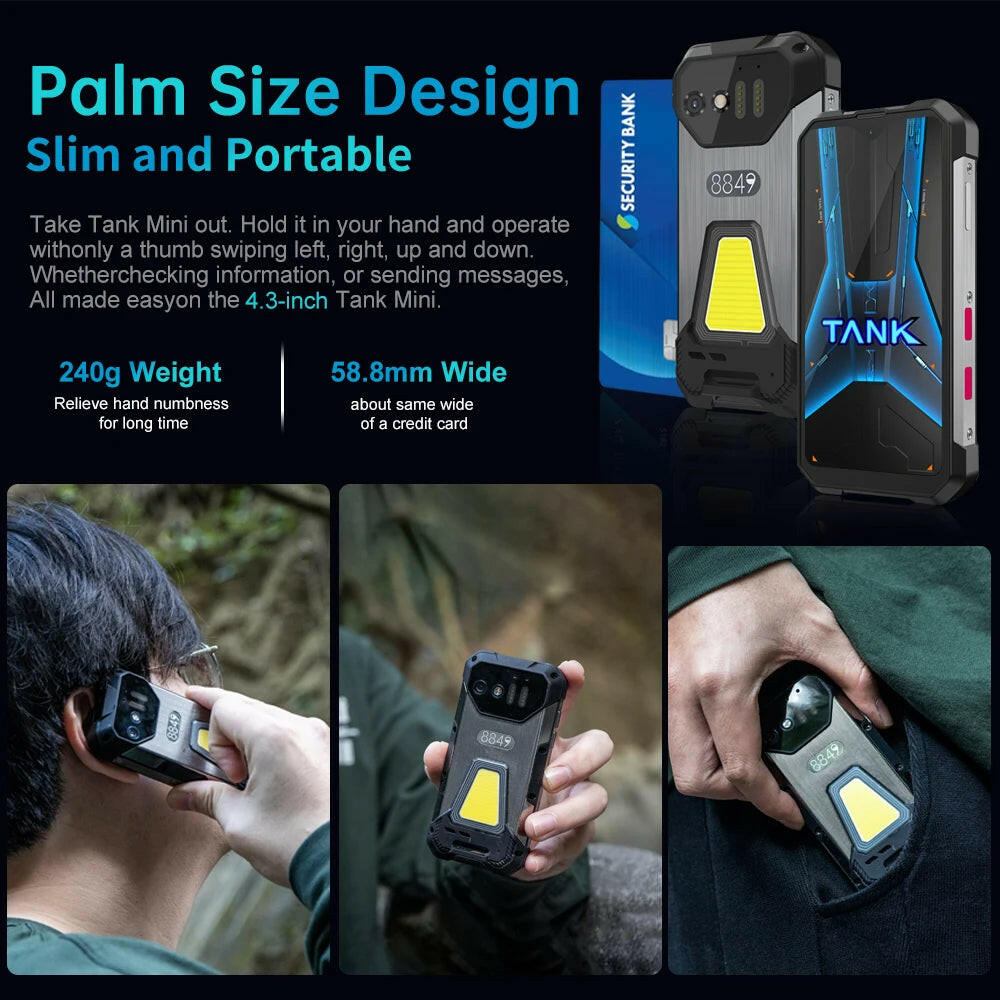 TANK Mini - High Performance Mini Rugged Phone - 8849 Official Store