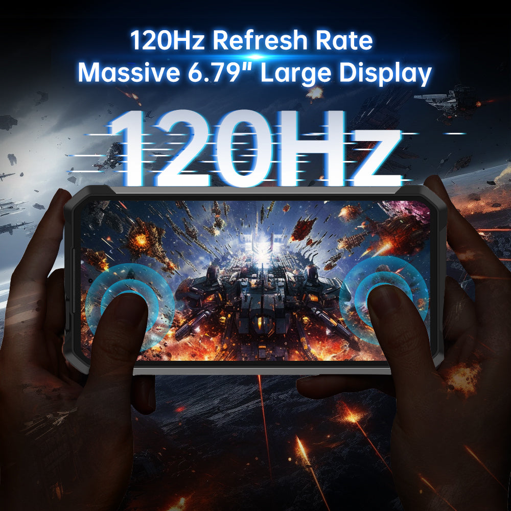 SHARK 3 - 5G Rugged Phone with Dimensity 8300, 120HZ AMOLED Screen, and USB 3.0