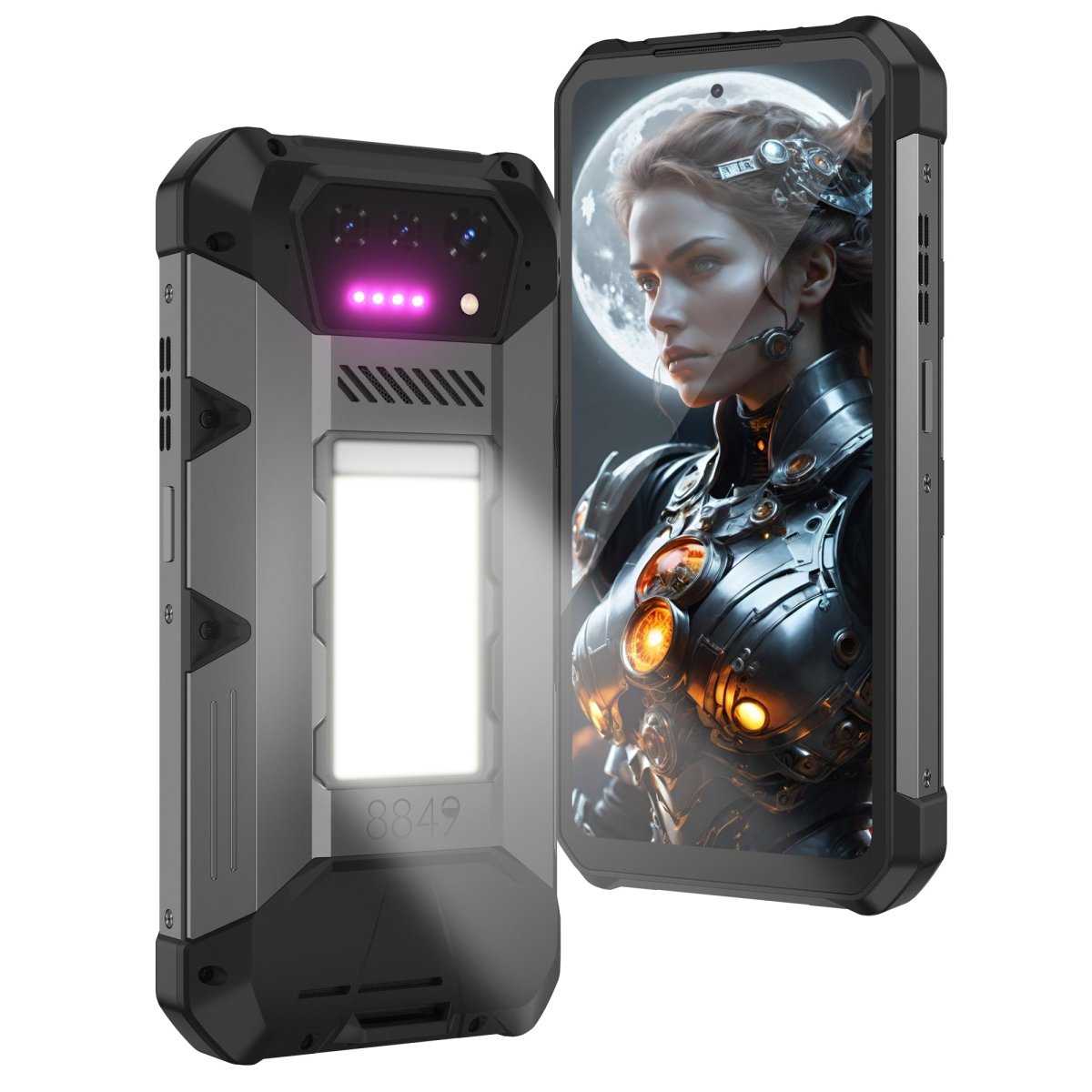 Hike 4G Flashlight Phone - Rugged Smartphone with 1200-Lumen 200m Beam Light, 23800mAh - 8849 Official Website
