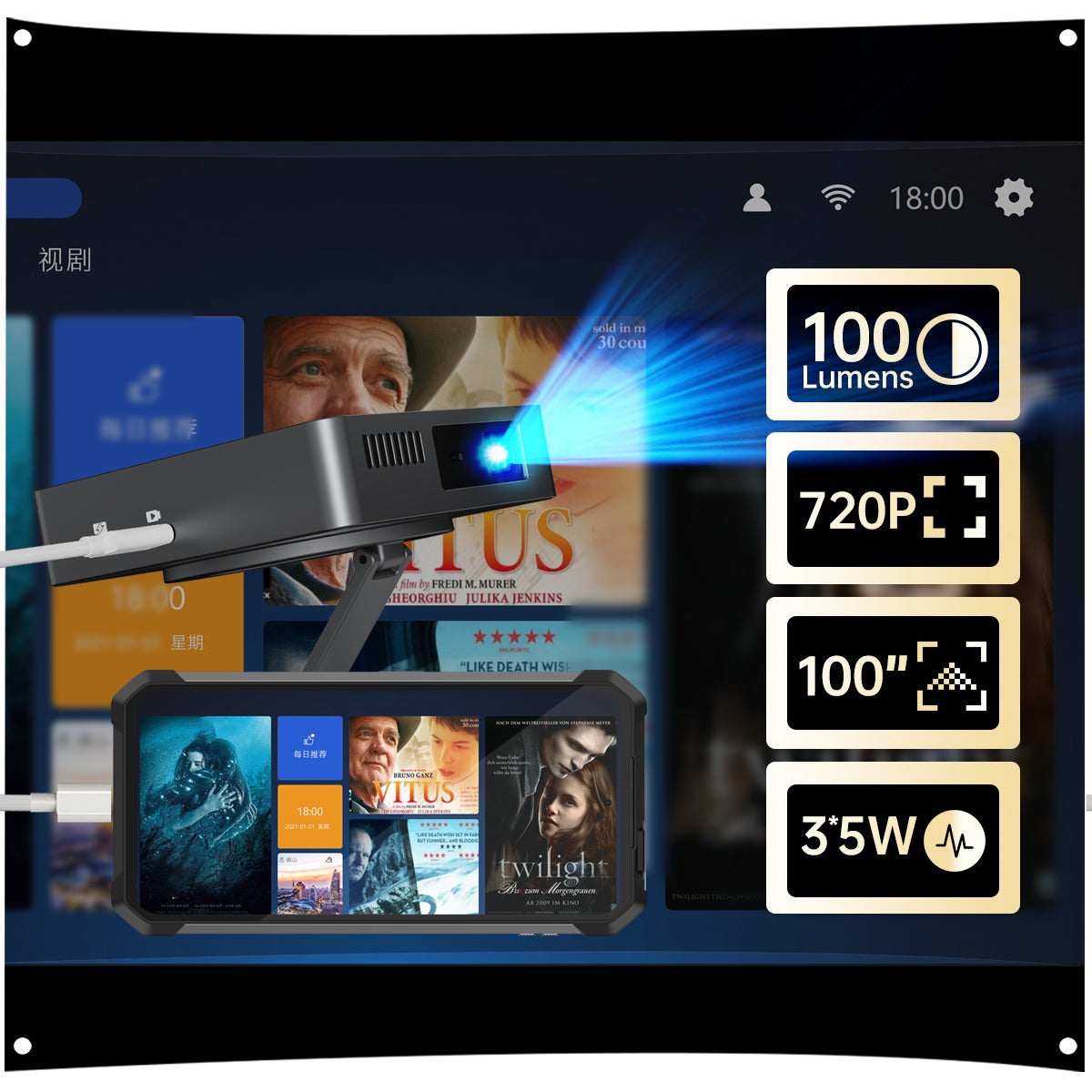 Mars – Mini Projector