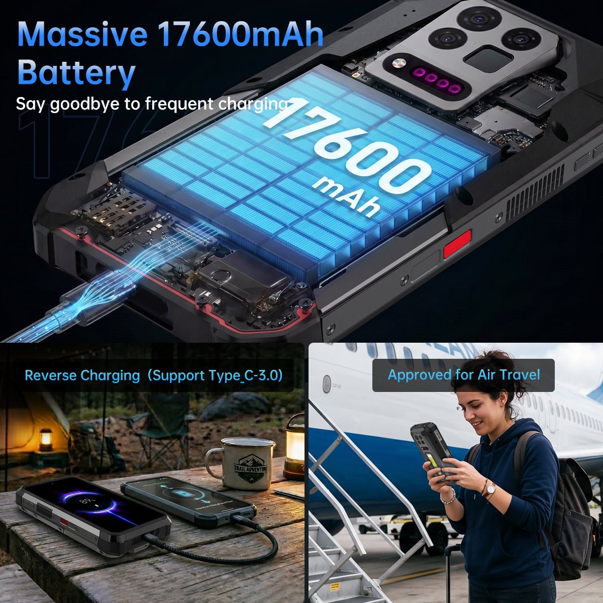 TANK 5 Pro Rugged Smartphone – World’s First 95° Ultra-Wide Thermal Imaging, 2K Projector, 9400e Chip, 3K Display & eSIM 【pre-order】 - 8849 Official Website