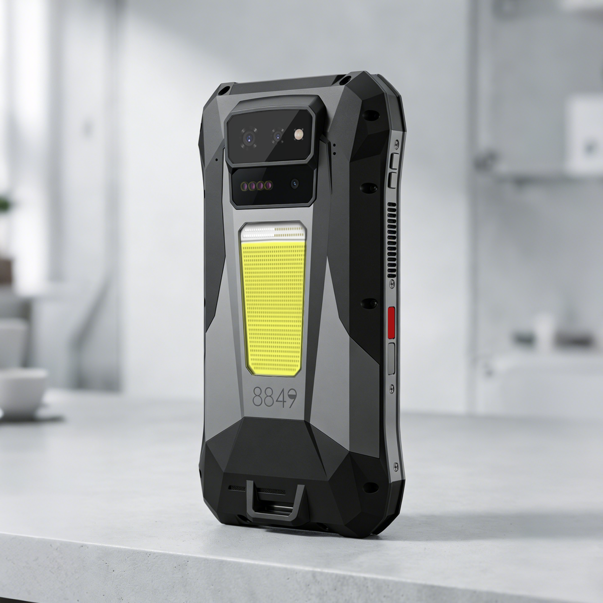 TANK X – Robust projektor-telefon, 220 lumen 1080p output, 17.600 mAh batteri og natvision
