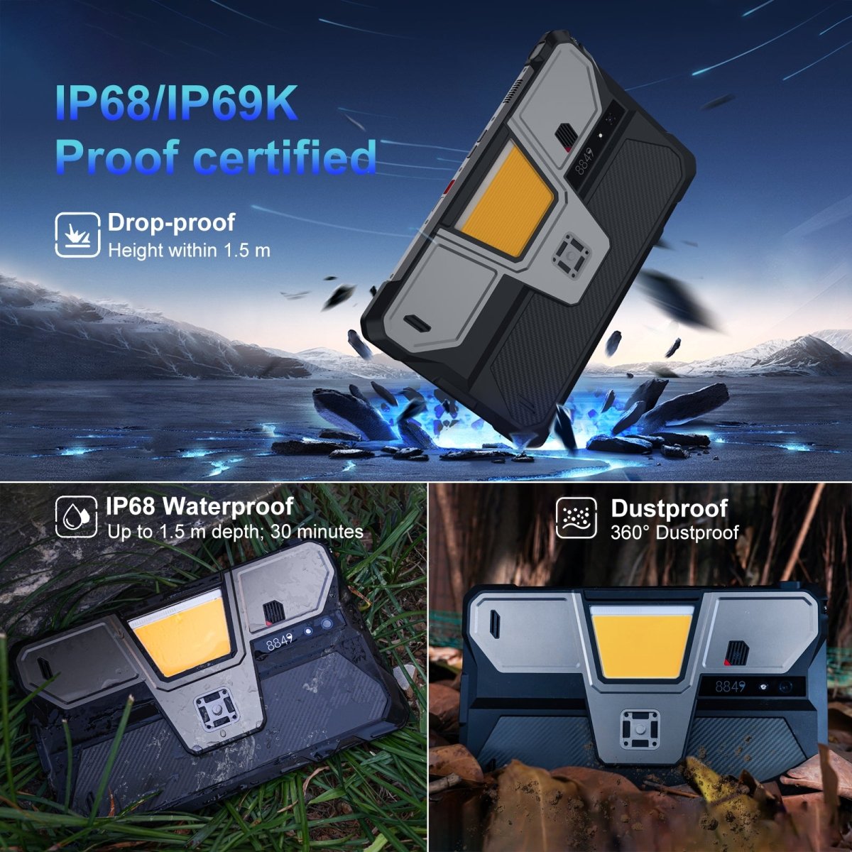 TANK Pad - The First 5G Rugged Tablet with Built - in Projector - 8849 Official Store