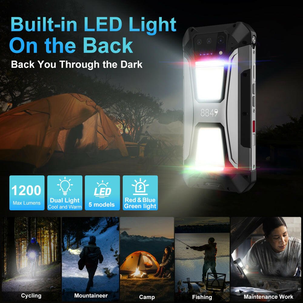 TANK 2 Pro - Rugged Phone with 23800mAh Battery & Superior Projection - 8849 Official Store