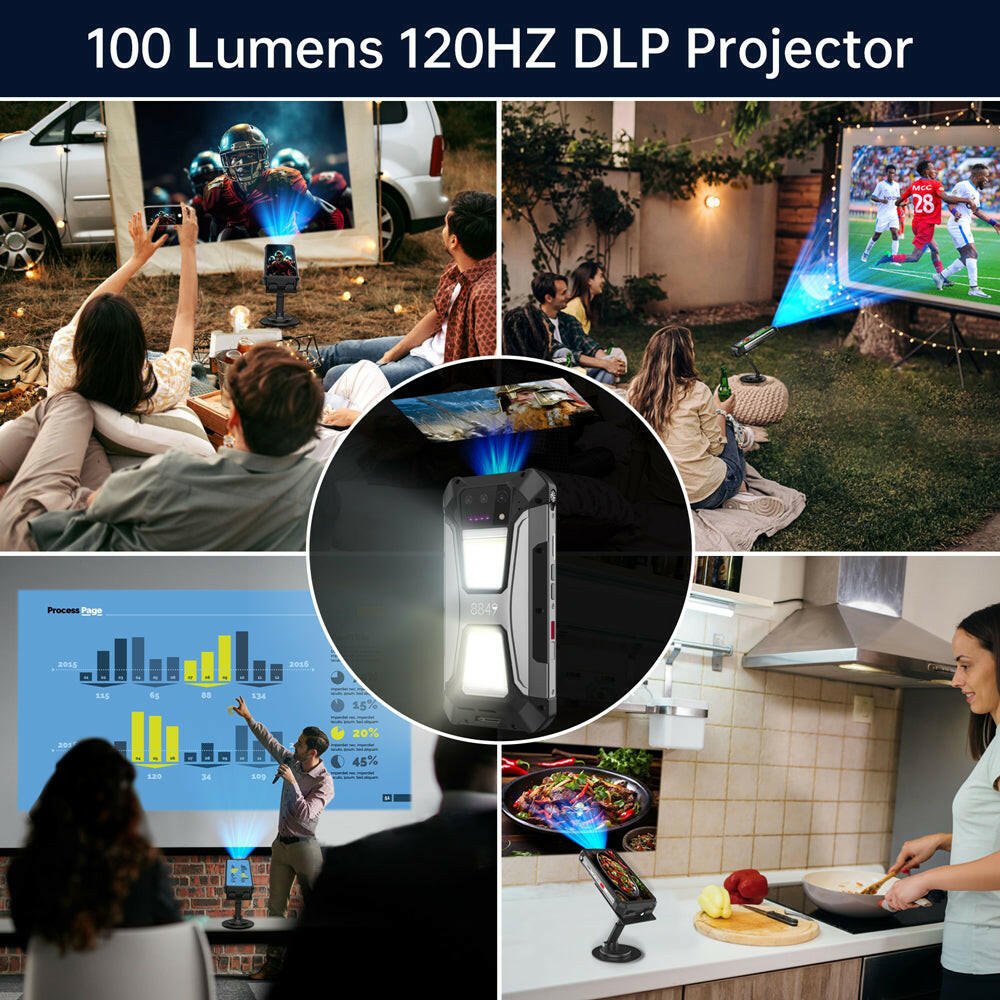 TANK 2 Pro - Rugged Phone with 23800mAh Battery & Superior Projection - 8849 Official Store