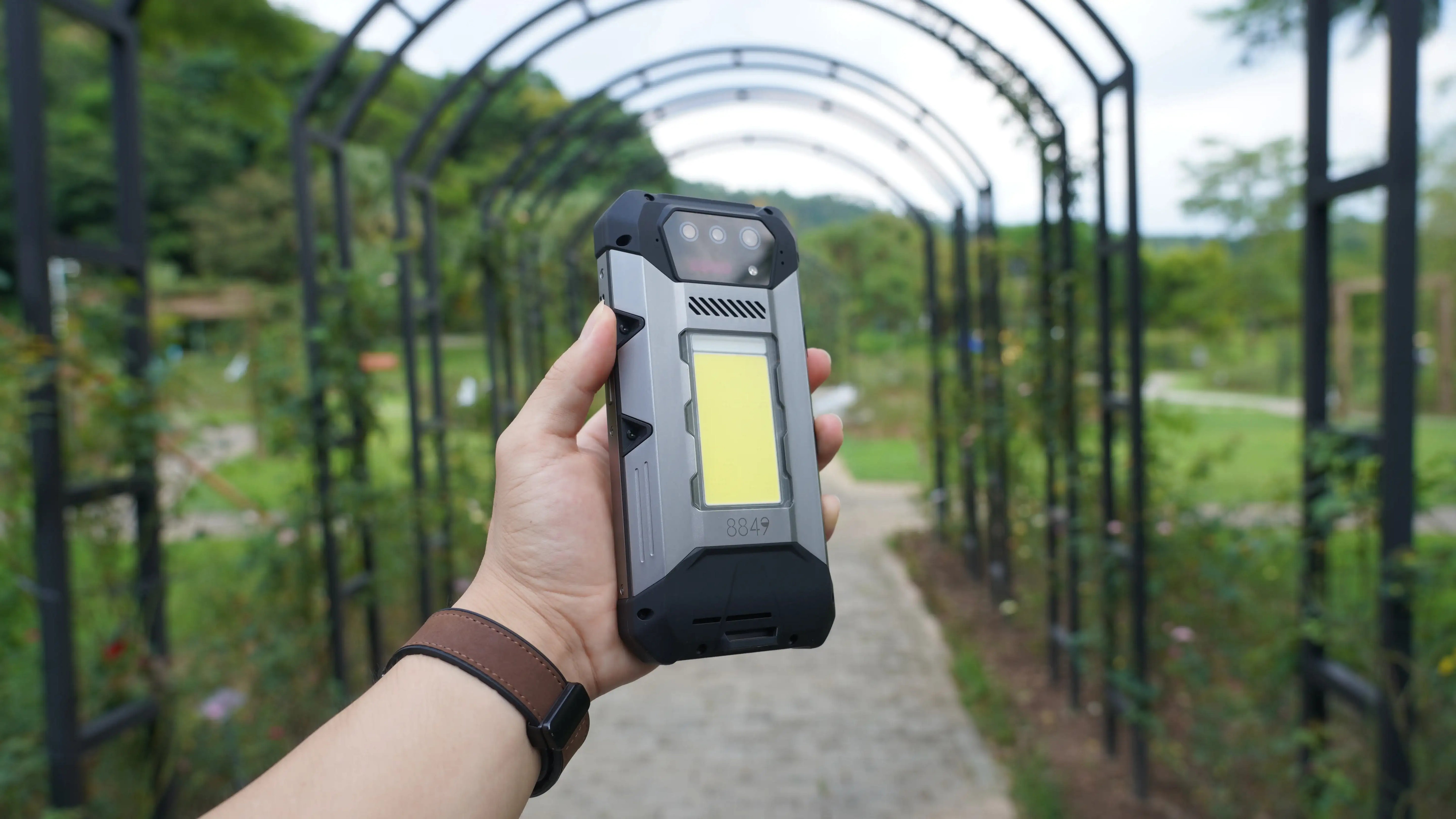 8849 HiKE: The World's First Rugged Phone with 1200lm 200M Dual Flashlights