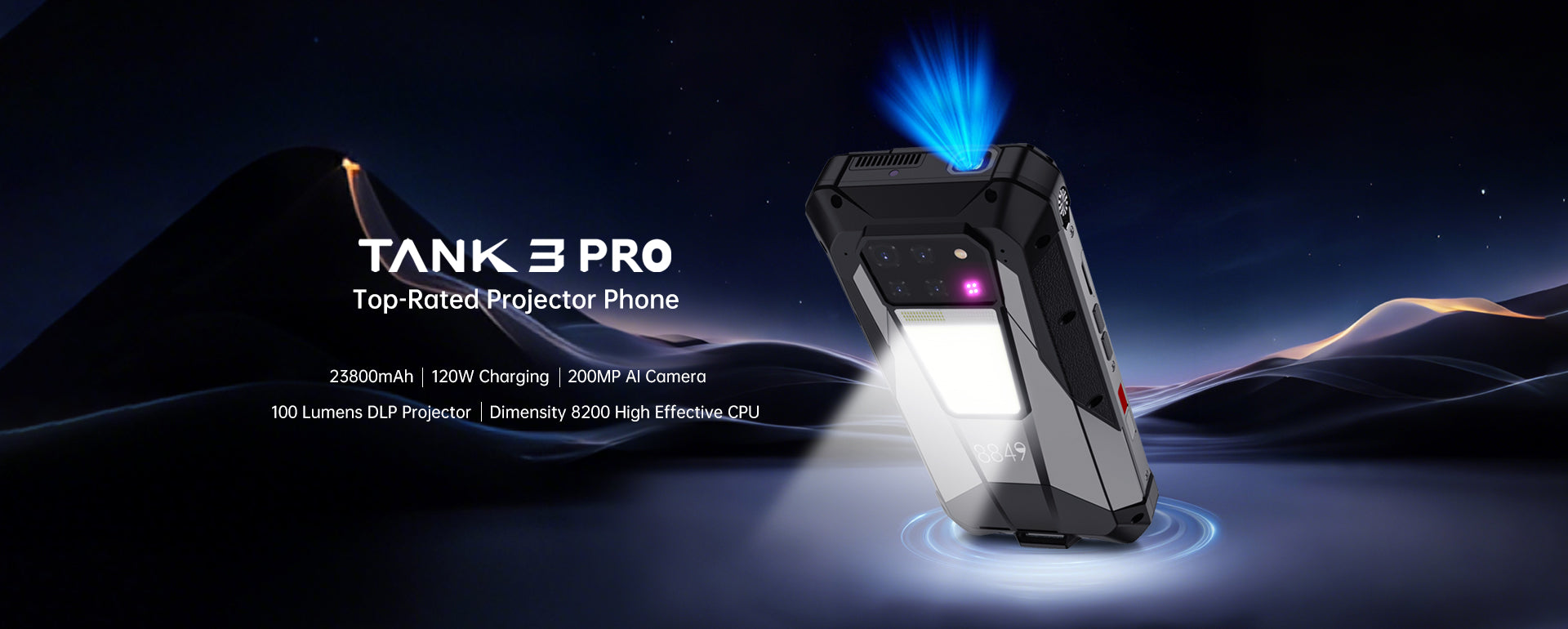 8849 Rugged Smartphones | 5G Projector Phones & Rugged Tablets