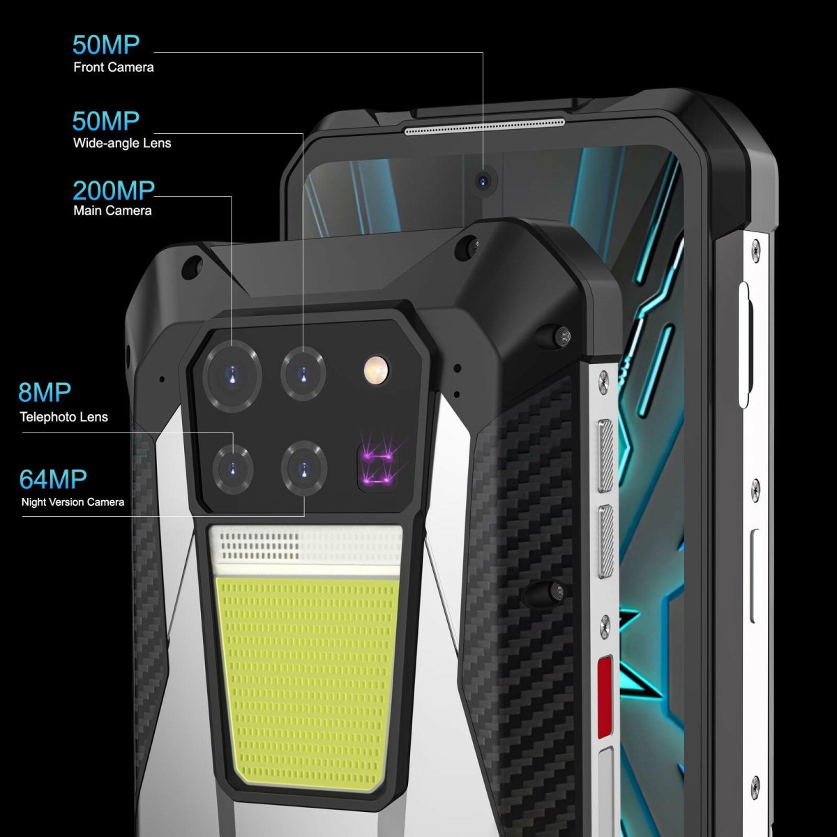 TANK 3 - 23800mAh Largest Battery 5G Rugged Smartphone - 8849 Official Store