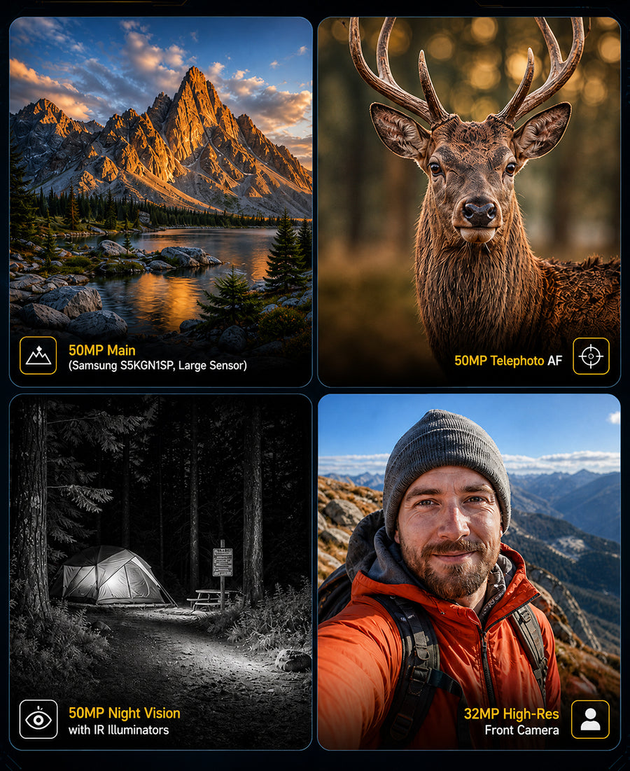 TANK 5 Flagship Rugged Phone: World's 1st 2K Projector,9400e,eSim