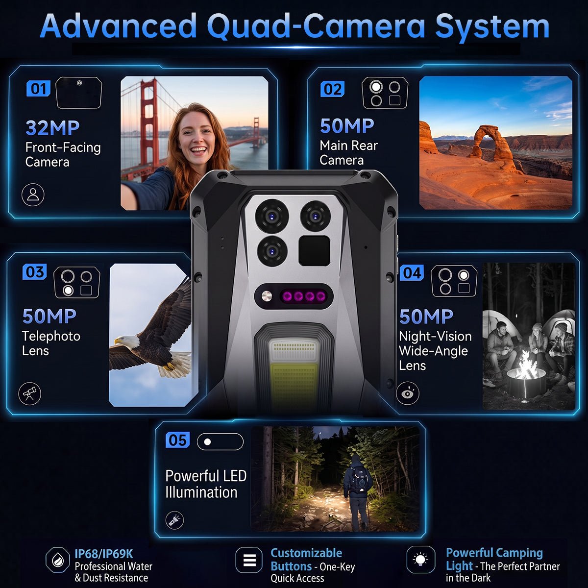 TANK 5 Pro Rugged Smartphone – World’s First 95° Ultra-Wide Thermal Imaging, 2K Projector, 9400e Chip, 3K Display & eSIM 【pre-order】 - 8849 Official Website