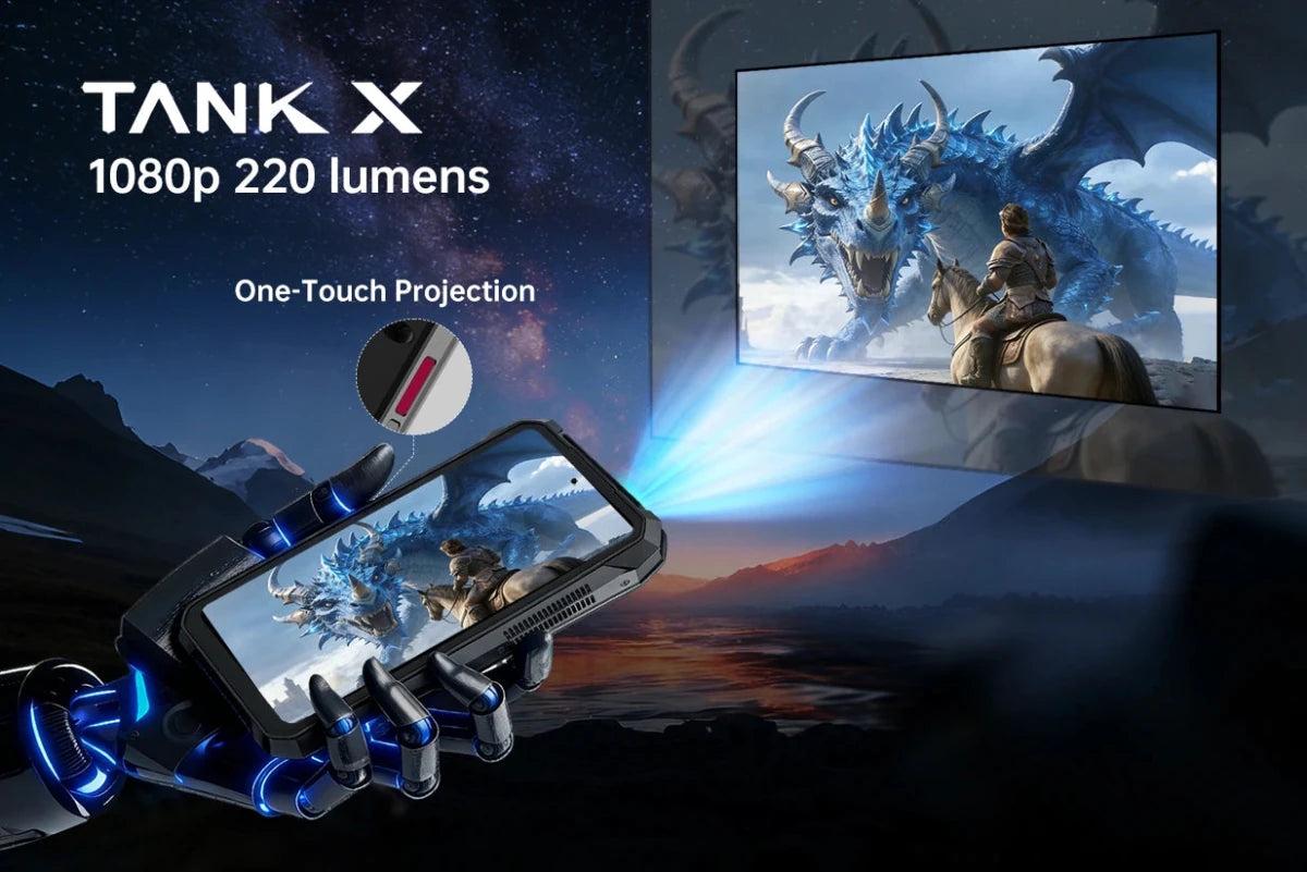 TANK X – World’s First Rugged Projector Phone with 1080P Projection & Superior Performance (Pre - order) - 8849 Official Website