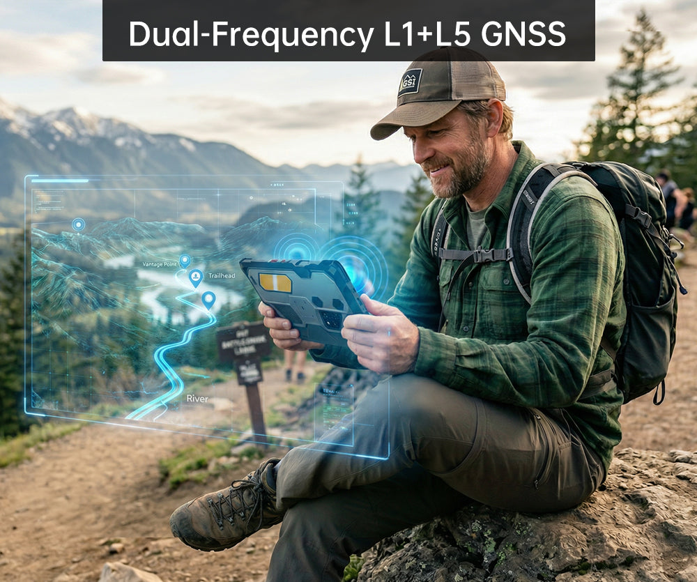 World's 1st 5G Rugged Tablet with 260lm 1080P Built-in Projector