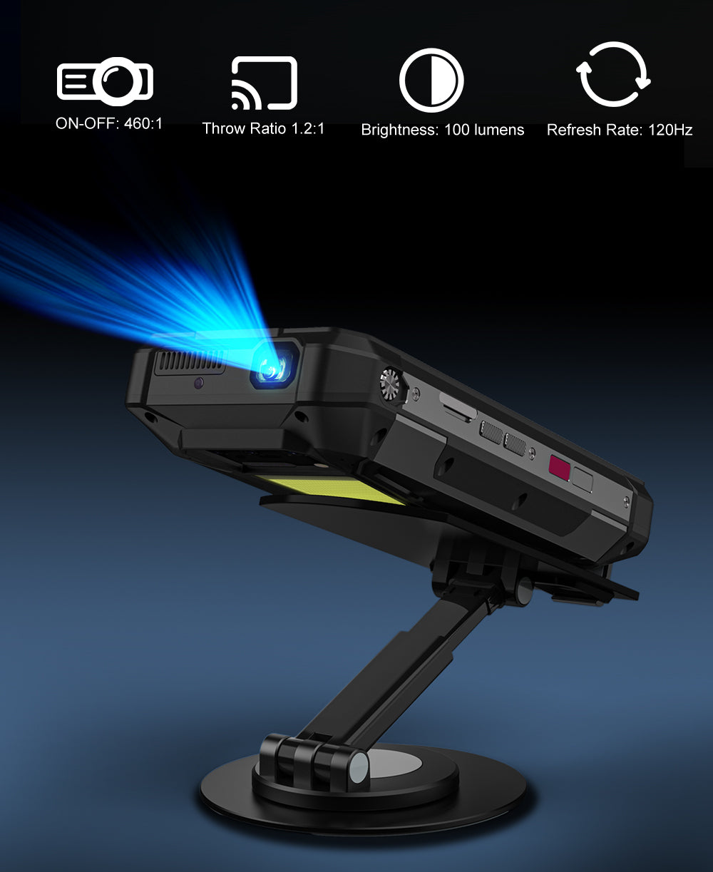 TANK 2 Pro - Rugged Projector Phone with 23800mAh Battery