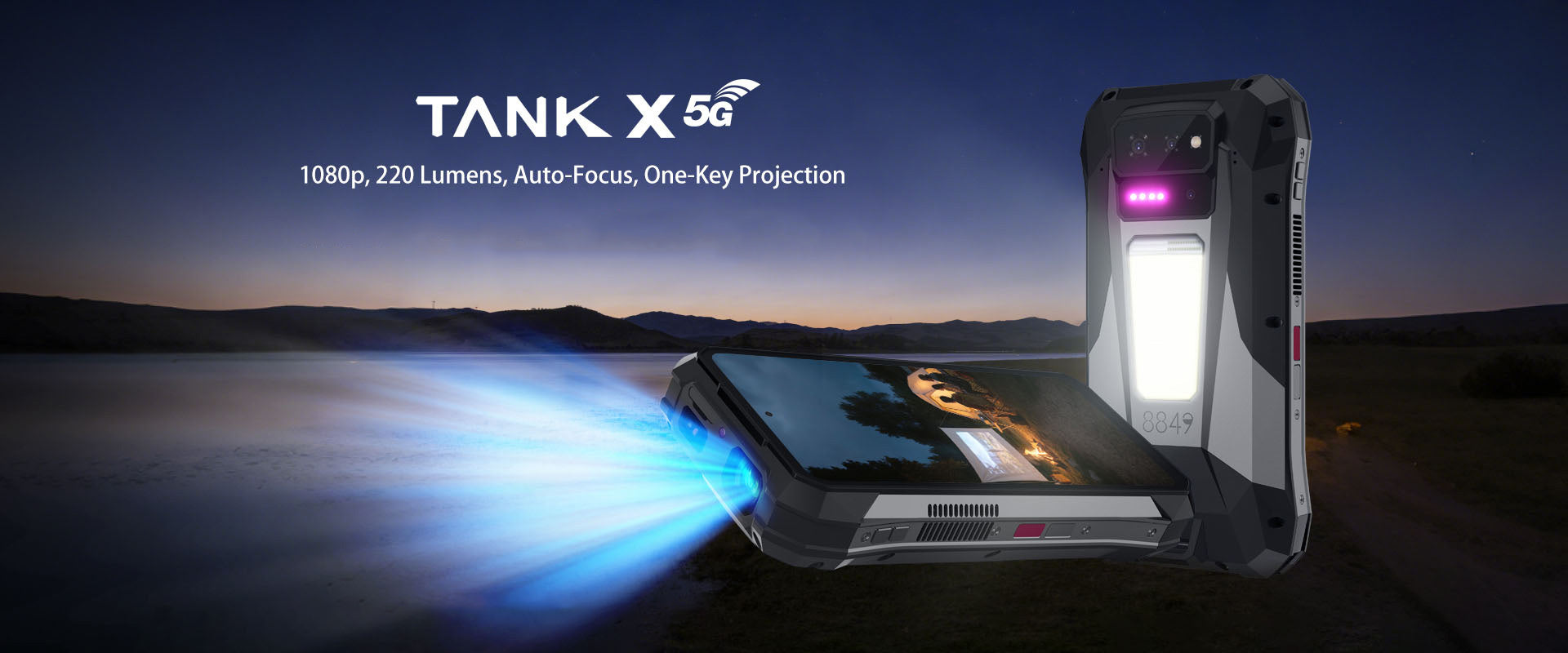 8849 Rugged Smartphones | 5G Projector Phones & Rugged Tablets