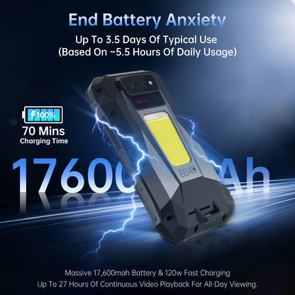 TANK X – 5G Rugged Smartphone with 1080P Projector, Dimensity 8200, 17,600mAh Battery, 64MP Night Vision - 8849 Official Website